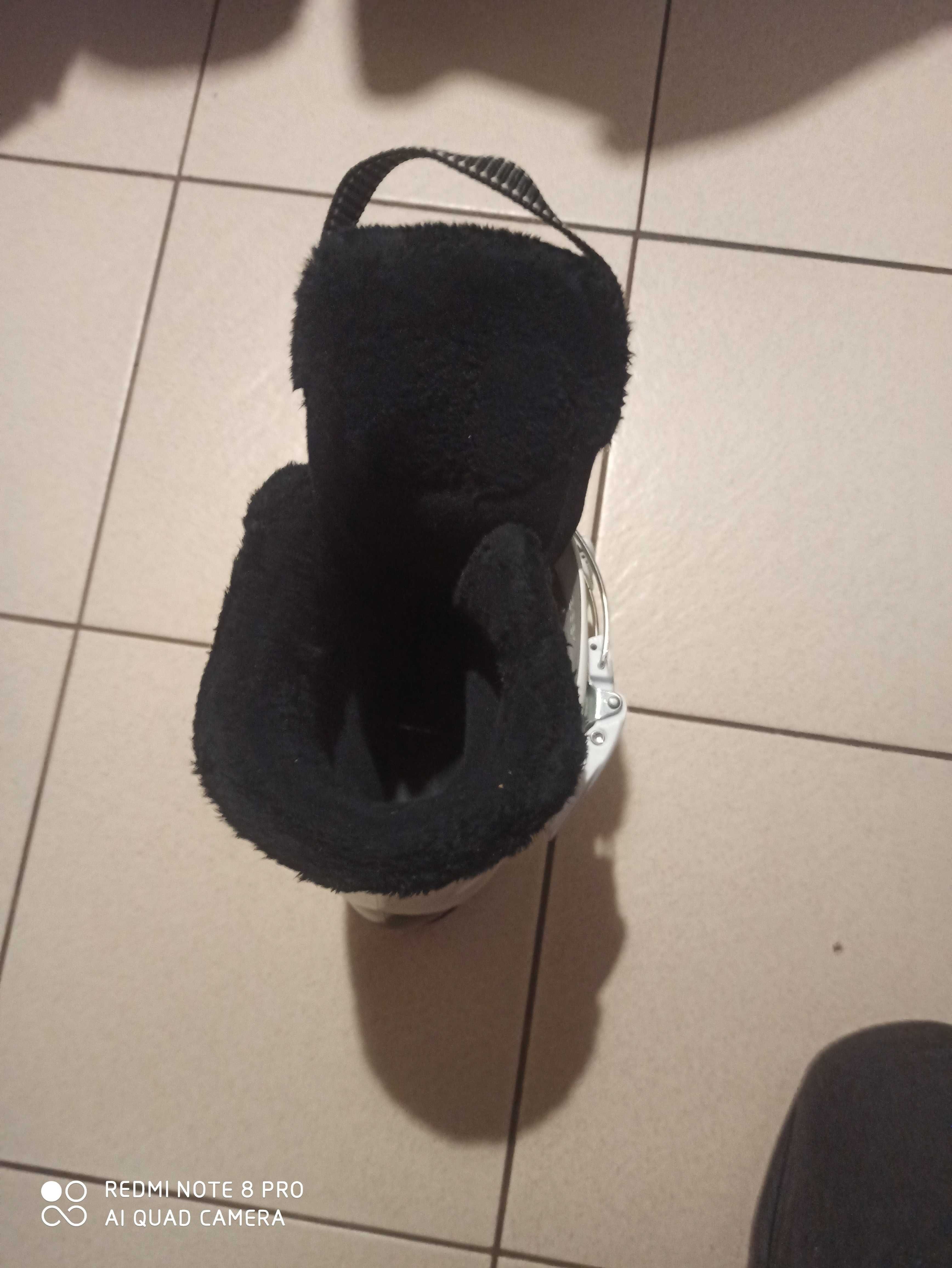 Ски и ски обувки и щеки