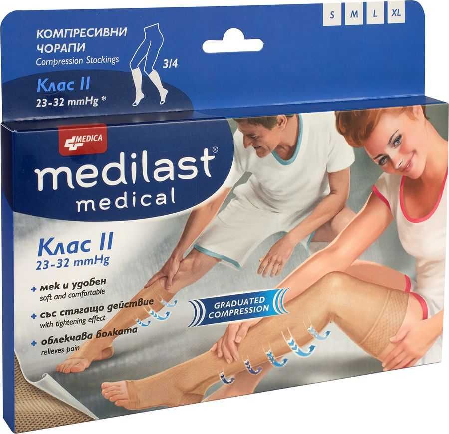 Medica Medilast Medical Компресивни чорапи 3/4 Клас 2