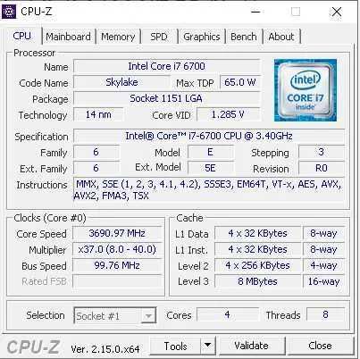 PC GAMING / OFFICE – i7 6700 + 16GB RAM + SSD 1TB