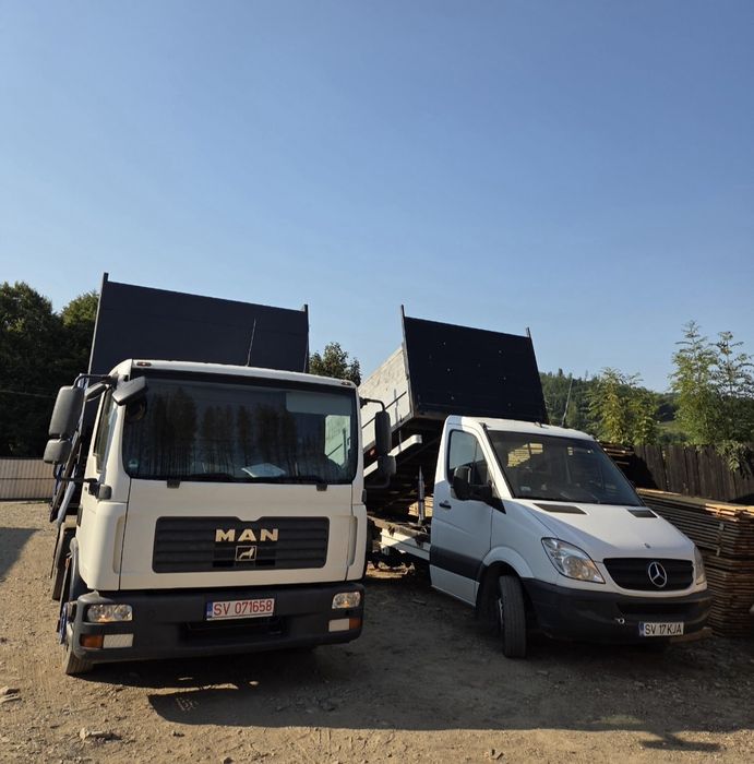 Sprinter 518 v6 basculabil cu prelată