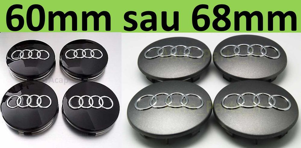 4buc Capace jante Audi 56, 60,68, 61, 68, 69, 77 mm. Noi ambalate!