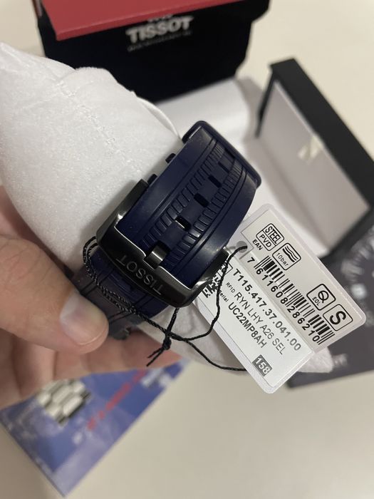 Ceas Tissot T-Race Chronograph BLUE- T115.417.37.041.00