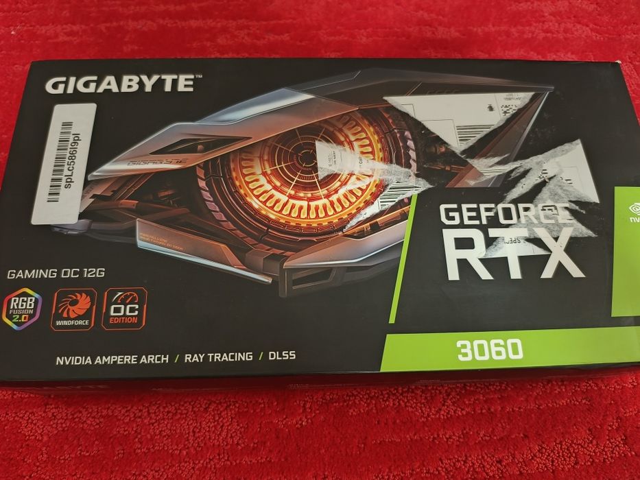 Vând placa video RTX 3060 12gb DDR6