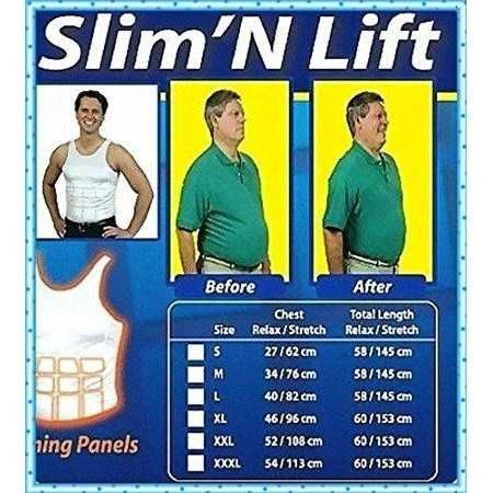 Удобен Стягащ потник Slim'N Lift за мъже