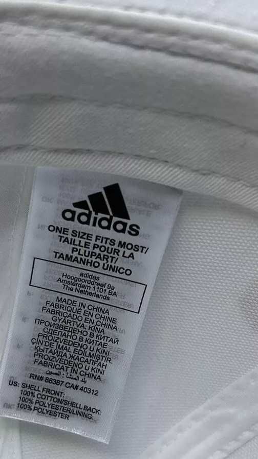 шапка adidas white