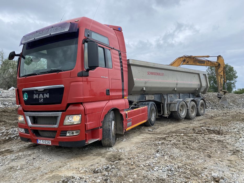 Transport basculabil nisip pietris pamant vegetal