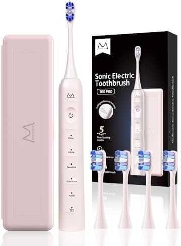 Нова Sonic електрическа четка за зъби 48k VPM 180 дни батерия 5 режима