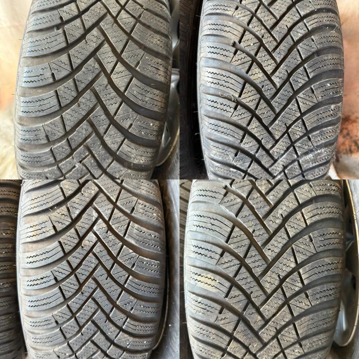 Jante Bmw Seria 1 3 5 cu anvelope iarna Hankook noi 205/55/16