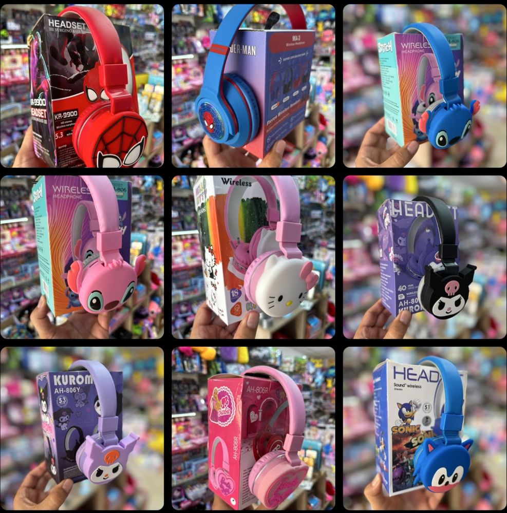 Детски безжични слушалки Стич AH -906/Stitch bluetooth headset