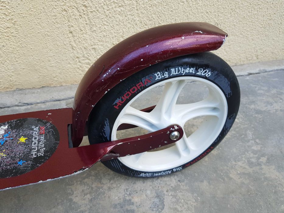 Trotineta Hudora big wheel, pliabila, usoara