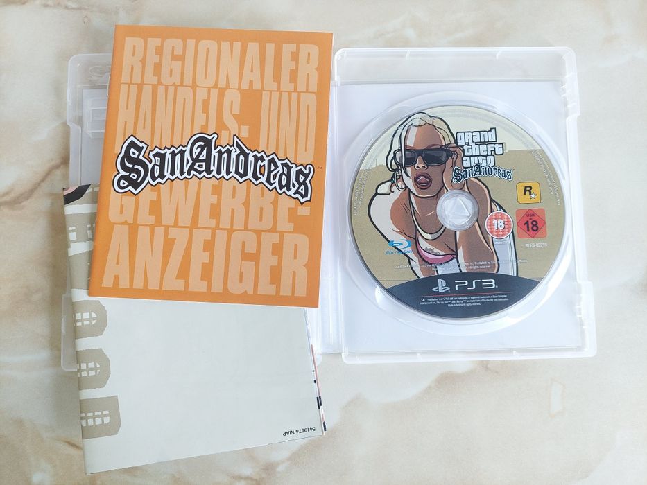 [PS3] Vând GTA San Andreas original, complet, impecabil PlayStation 3