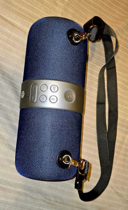 Boxa portabila bluetooth A+ IPX6, USB port, blue