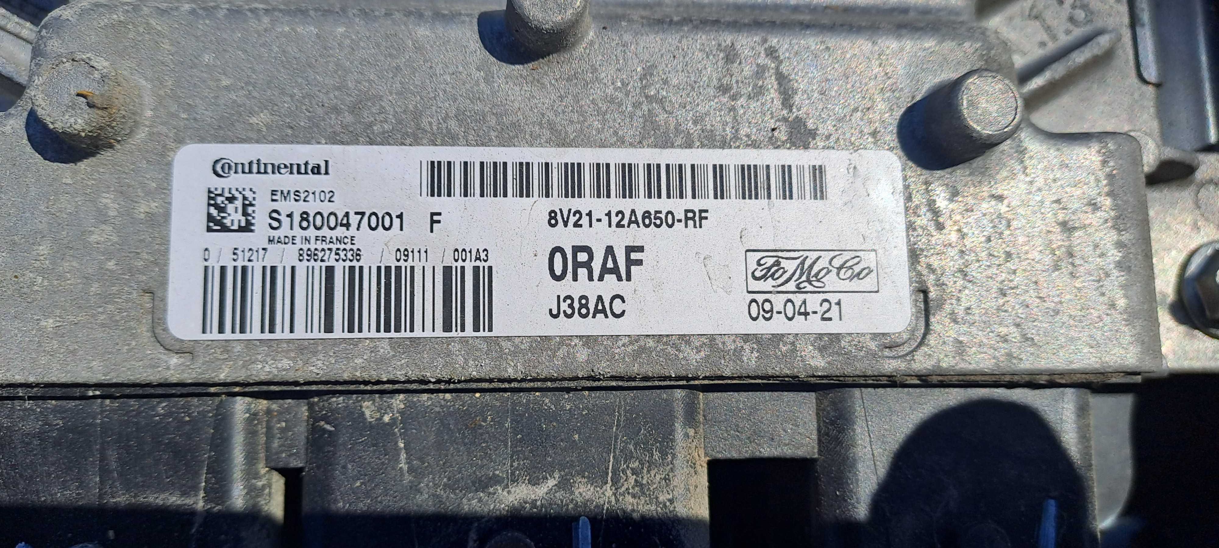 Компютър двигател от  FORD FIESTA Форд Фиеста 1.2I 60 К.С 2009-2013Г