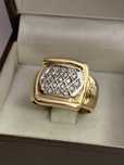 Inel aur 18kt.cu,diamante 0.10ct