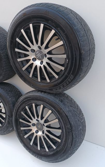 Set jante aliaj cu anvelope m+s, 215/60 R16 / 99H / 16 Inch, 5 X 112