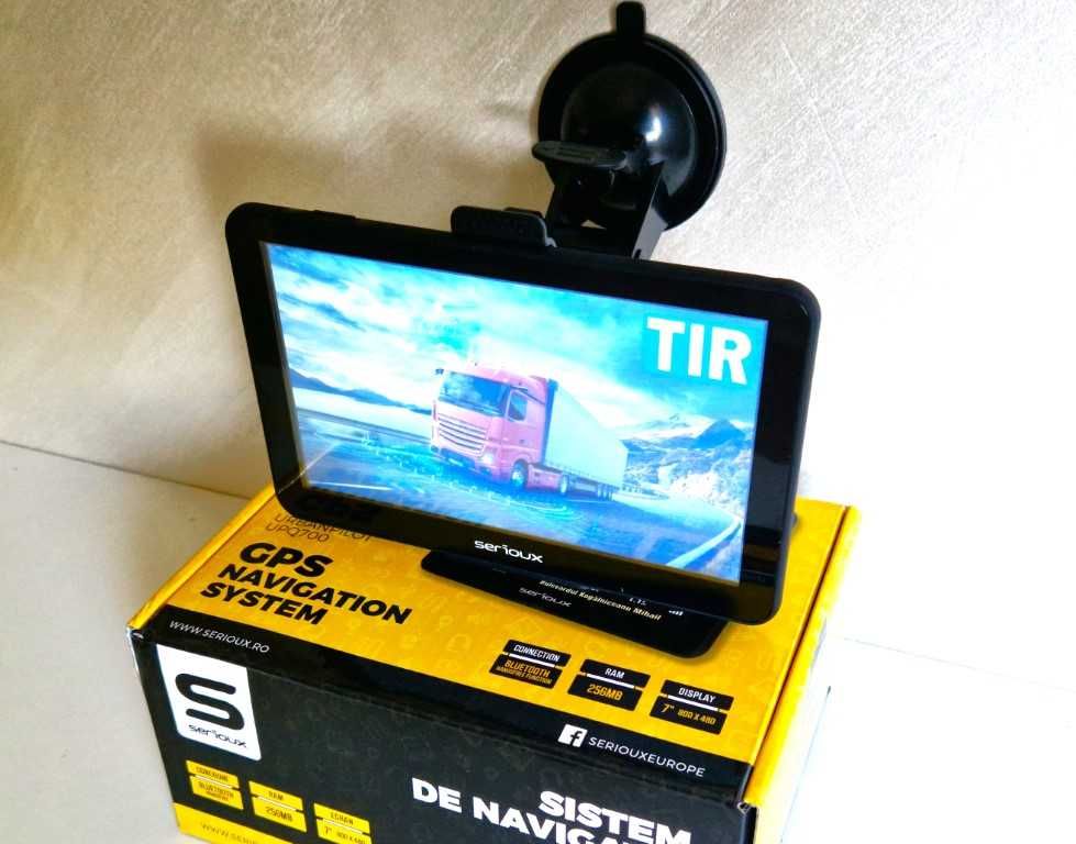 Navigator GPS  -SERIOUX 7" inch.Actualizat. pt TIR,Camion.NOU.Garantie