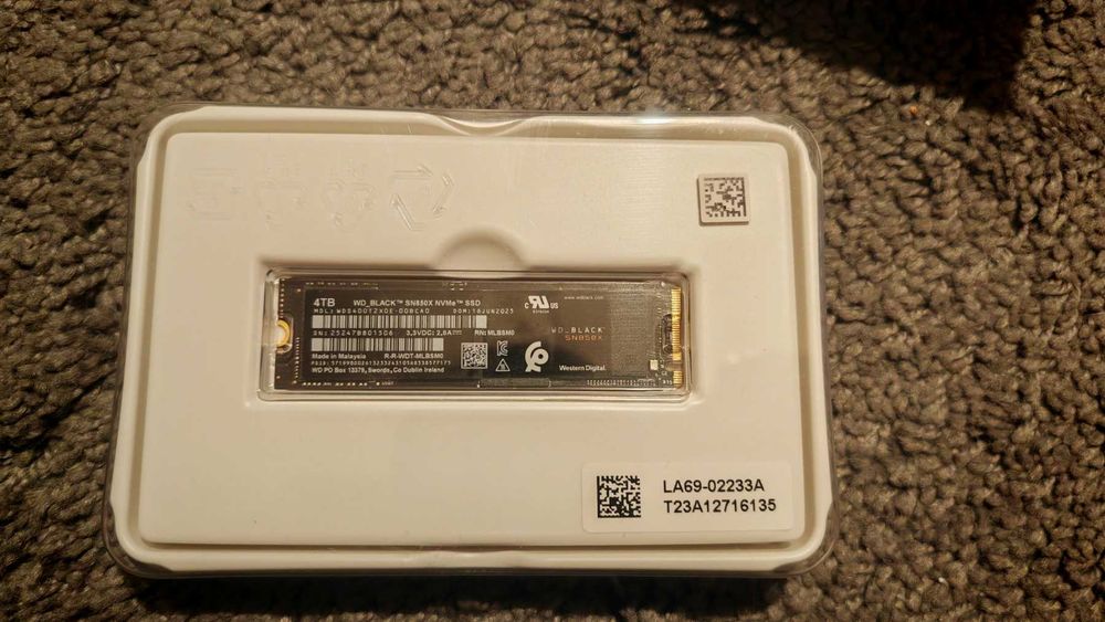 НОВ ! WD Black 4TB SN850X NVMe SSD Gen4 x4 M.2 SSD Диск