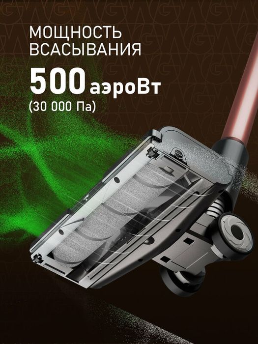 Вертикальный беспроводной пылесос Weissgauff V12 BLDC