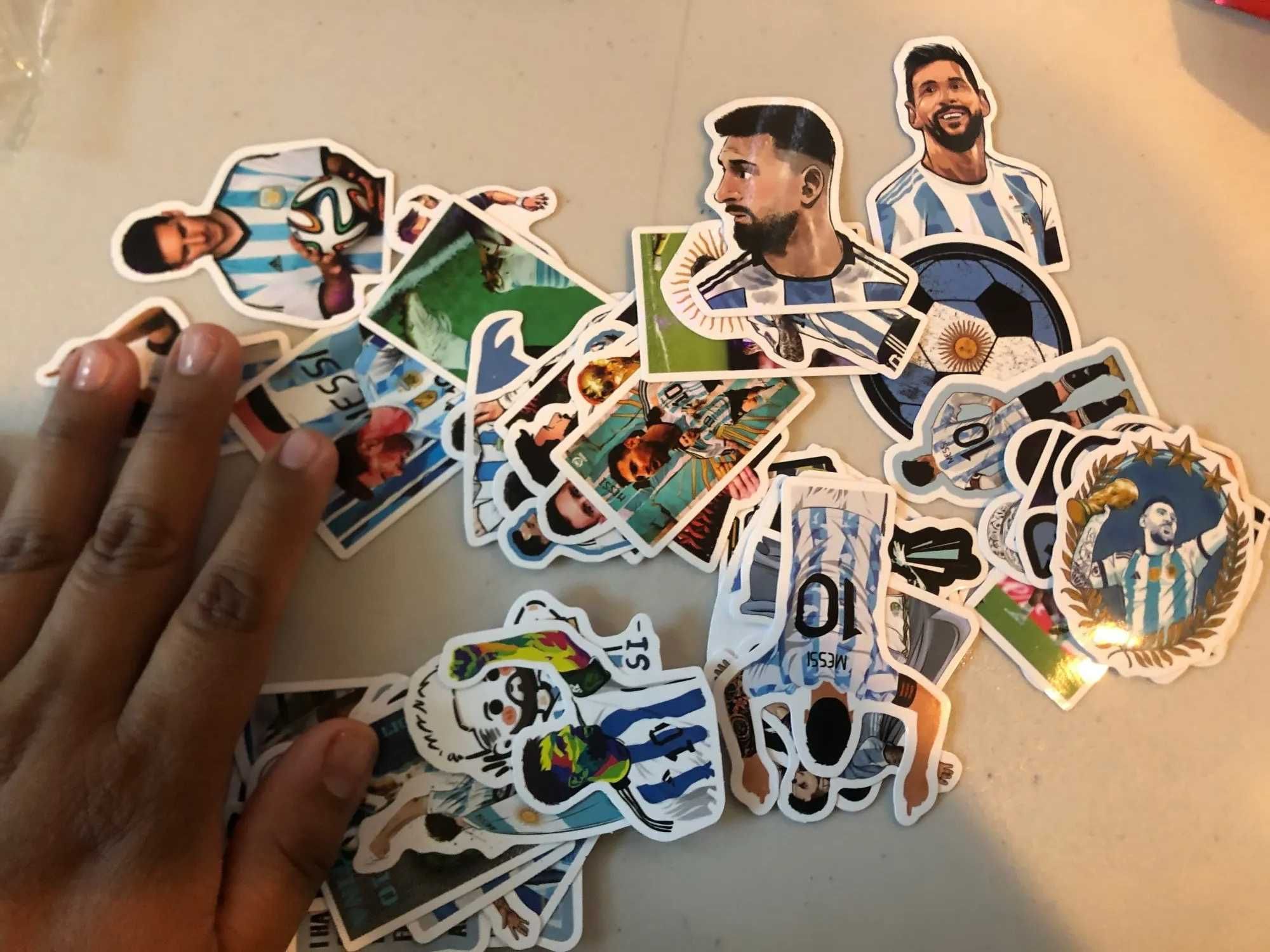 Водоустойчиви стикери 50х бр- Leo Messi/Меси/(лаптопи,коли,PS4-5 и др)
