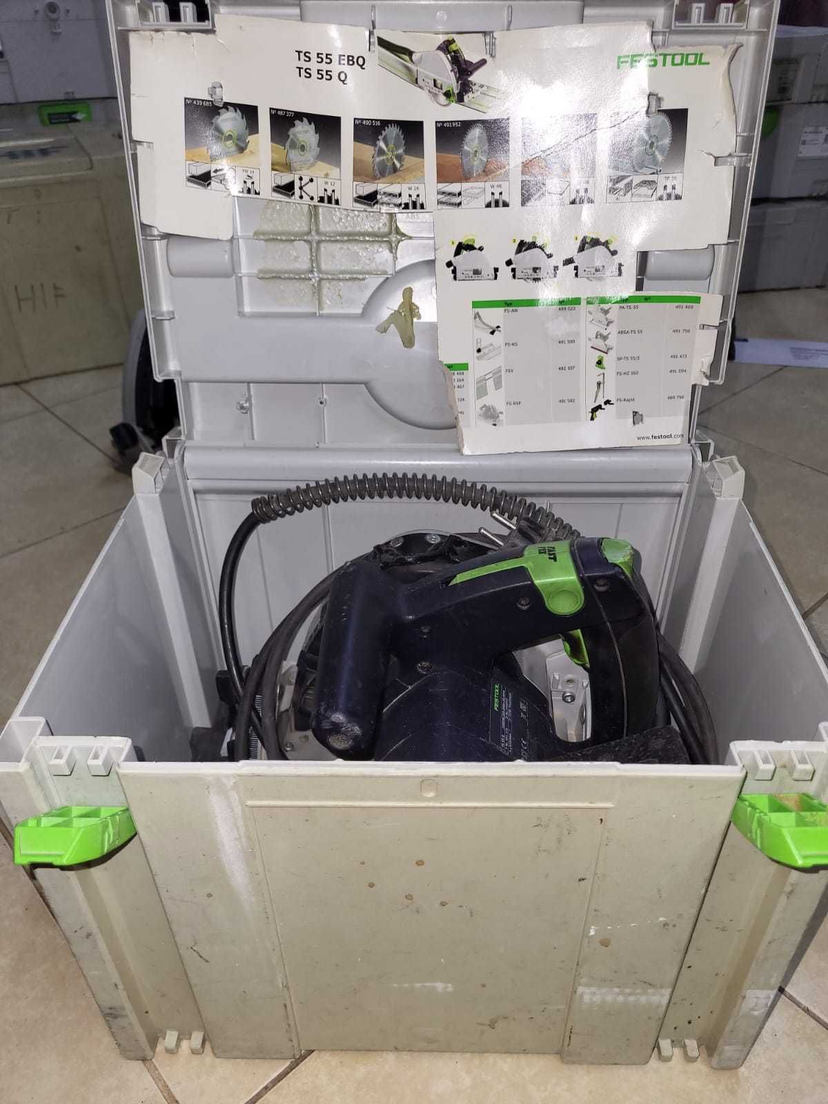 FESTOOL fierastrau circular TS 55 Q si ATF 55 EB