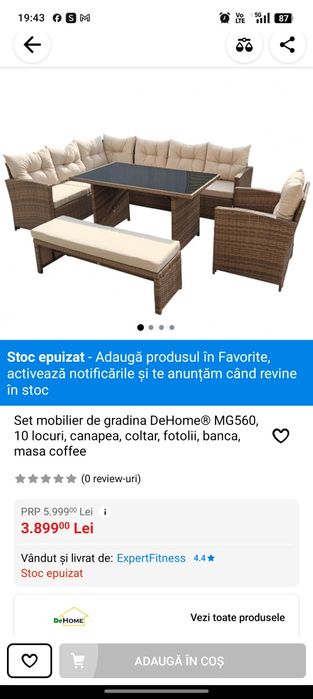 Mobilier pentru terasa/grădină