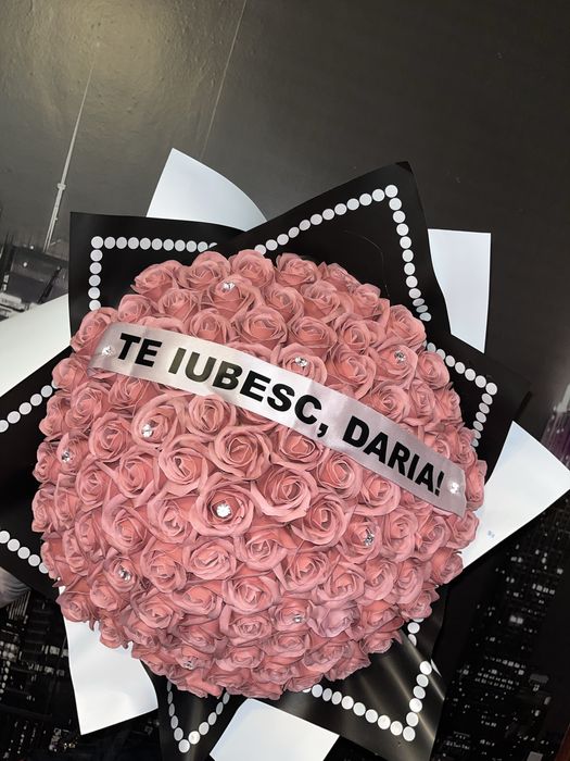 Buchete trandafiri sapun buchet cadou personalizate flori