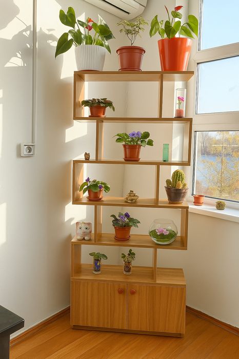 Стеллаж-полка для цветов и декора • Новый Идеален для интерьера