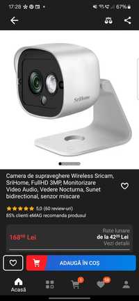 Camera monitorizare wifi