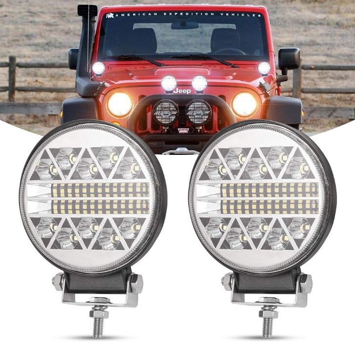 108W LED ЛЕД Диоден Фар Работна Лампа Прожектор Задна Светлина