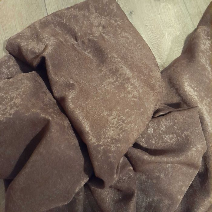 2 броя завеси пясъчни, кафяви 140/250