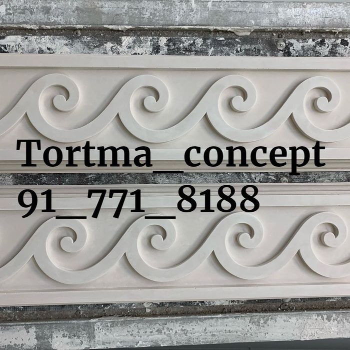 Lepka gips tortma ramka dekor 3d kalonna karniz
