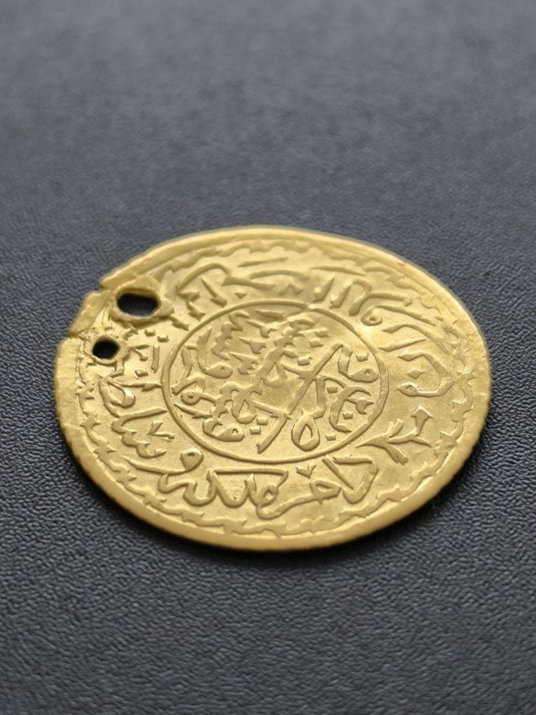 Златна монета, NEW ALDI ALTIN 1827 год, султан Махмуд II, тегло 1.51 г