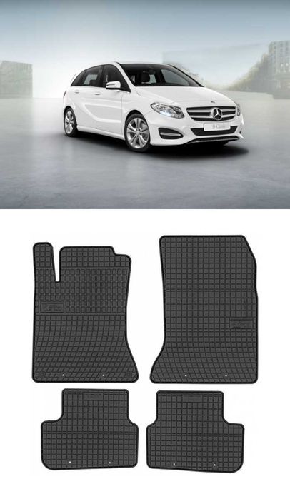 Гумени стелки Frogum съвместими с Mercedes-Benz B-Class W246 (11-18)