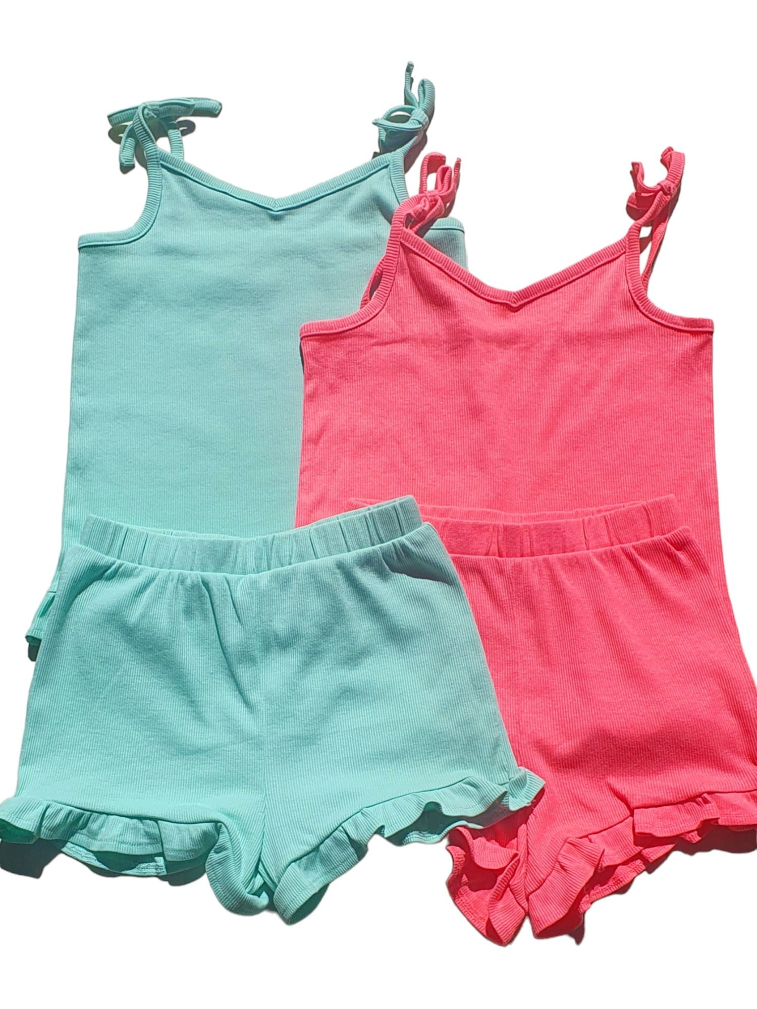 Set pijamale Next 4 ani, 104 cm, cu maiou, pantaloni scurti, fete