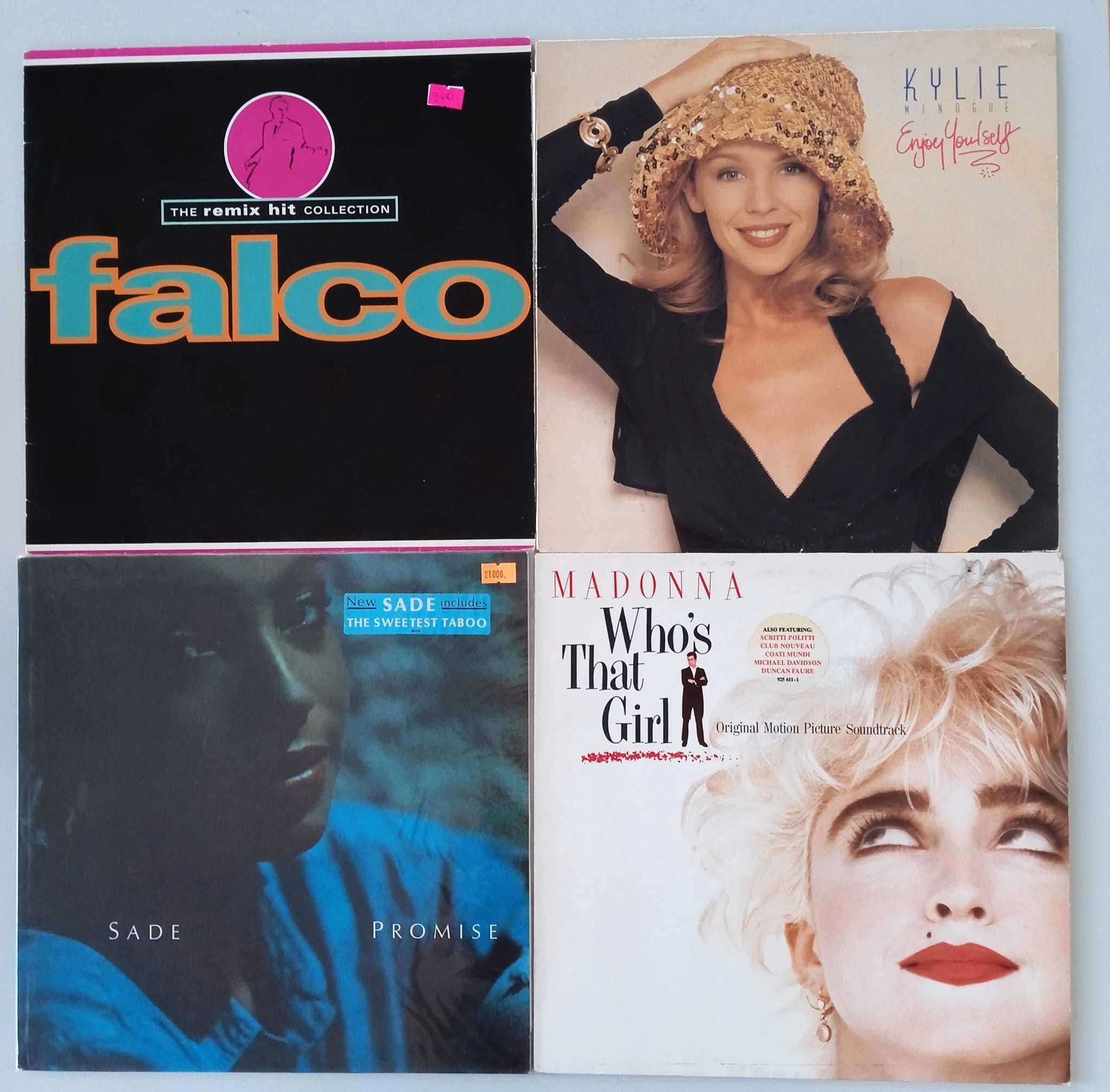 Falco, Kylie Minogue, SADE, Madonna vinil