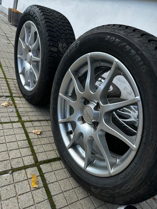 Джанти 16 цола 6.5j, et42 с чисто нови гуми