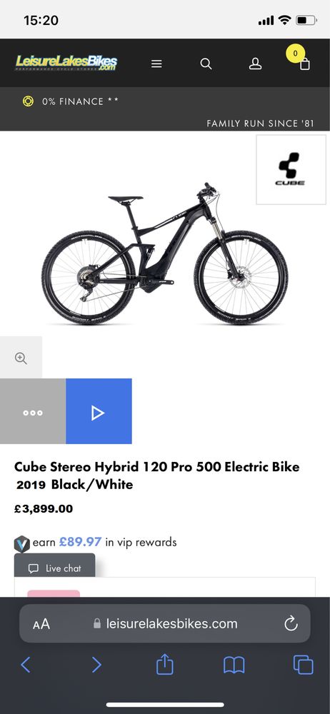 Bicicleta electrica Cube Stereo 29 Full suspension