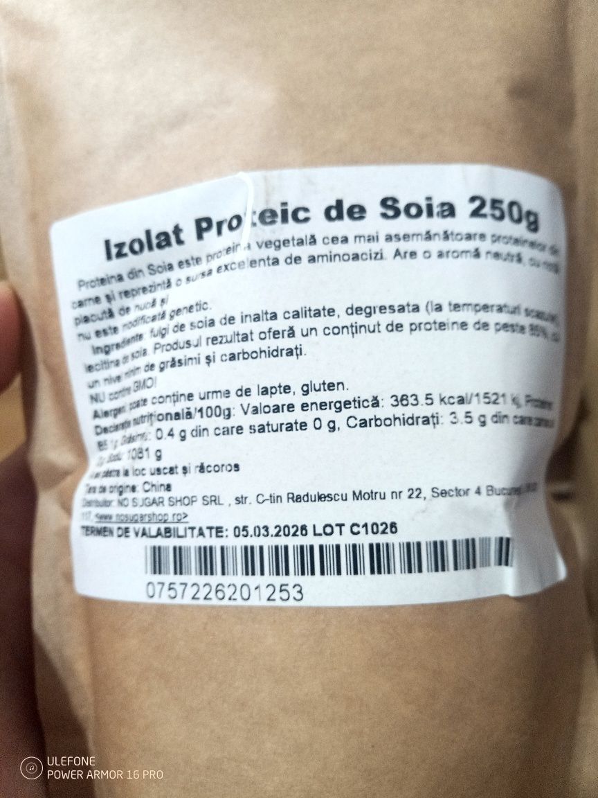 Izolat proteic de soia 1.8 kg Okazie