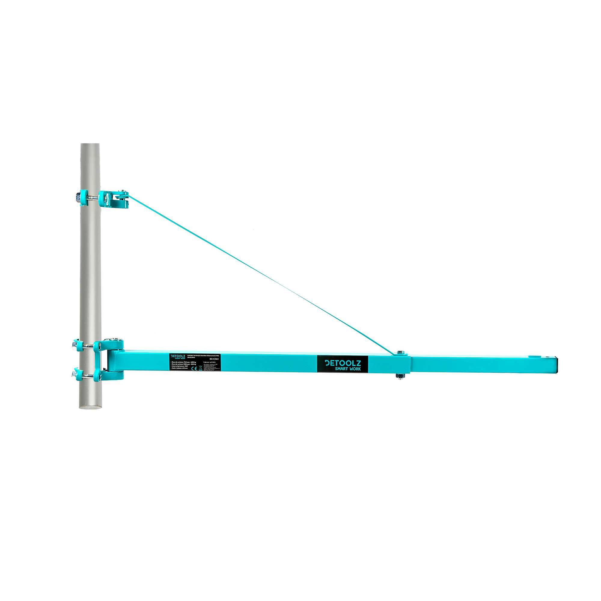 Electropalan 250kg + suport troliu electric fir 3mm (DZ-C262+DZ-C264)