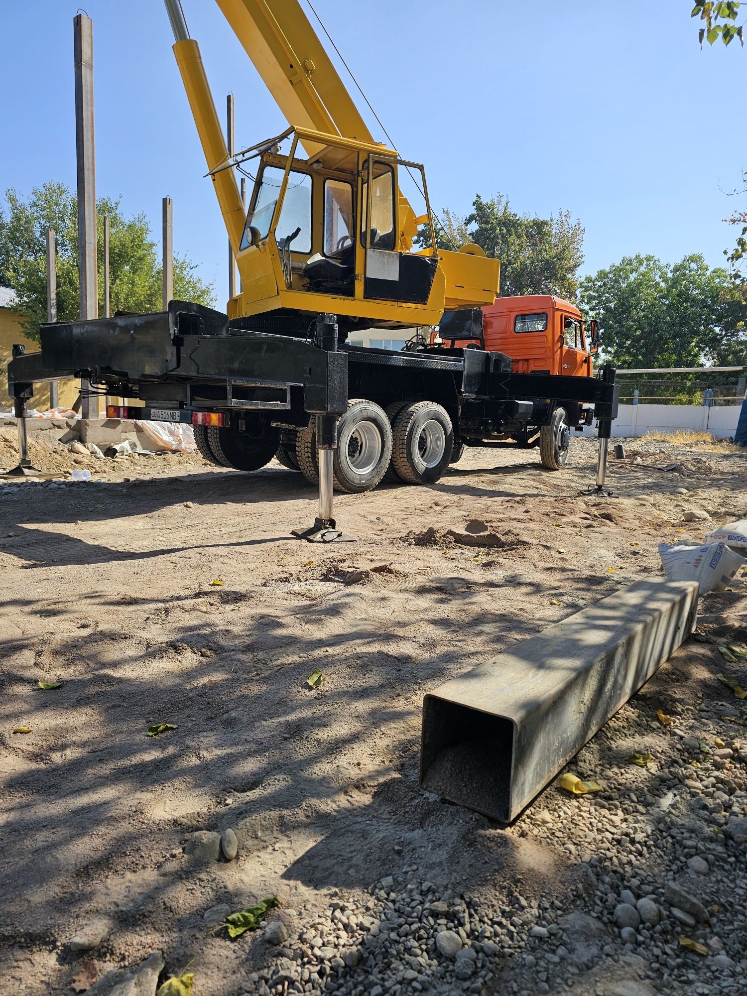 Автокран камаз ивановец 25 тоннали сотилади