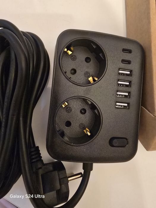 Разклонител/удължител с USB port