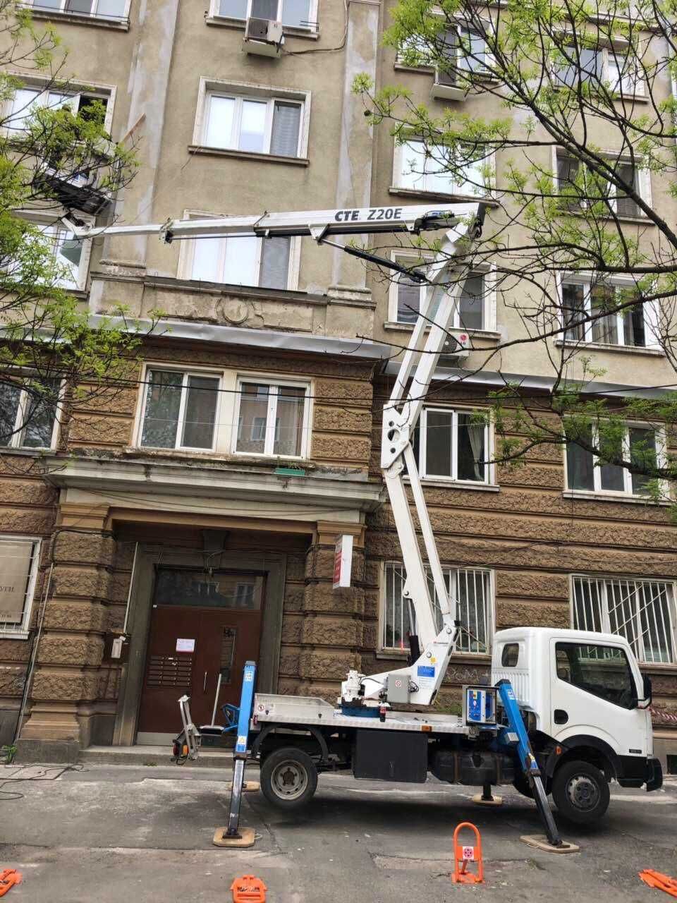 Автовишки,вишки под наем до 27м.