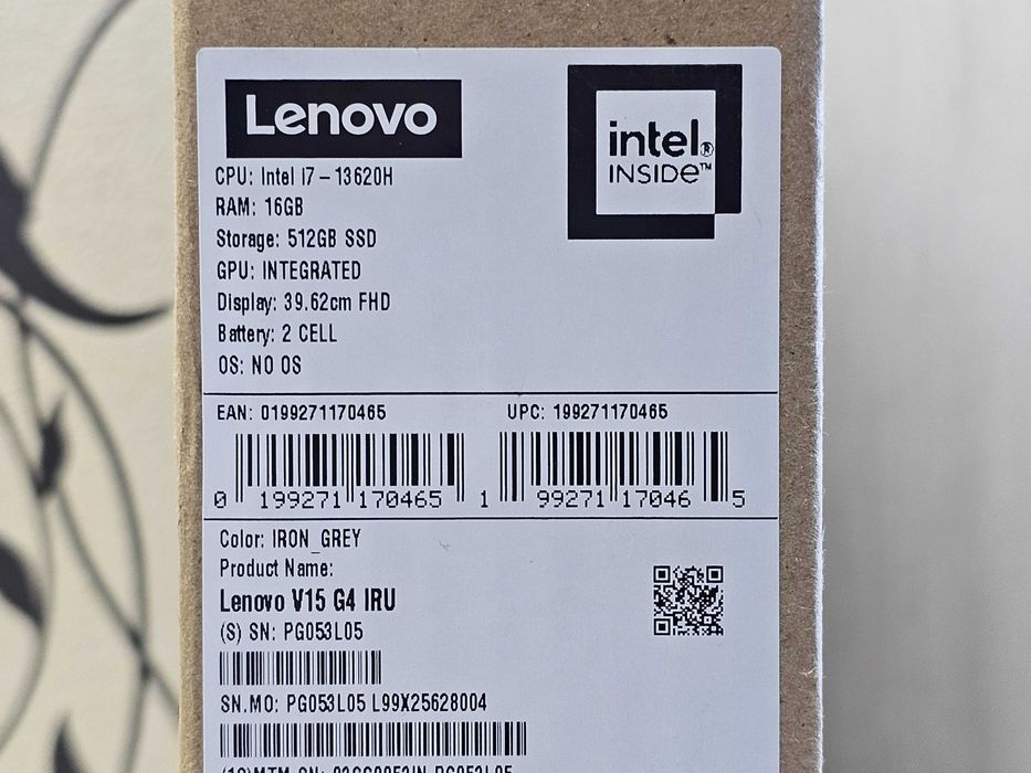 ПРОДАМ Lenovo V15G4 IRU Мощный Ноутбук Core™ i7-13620H / 13-ПОКОЛЕНИЯ.