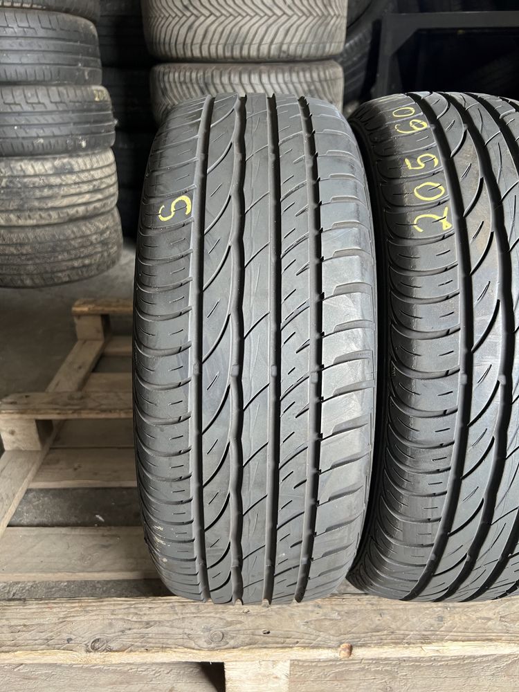 2 anvelope de vara 205/60/15 Barum 6.5 mm!