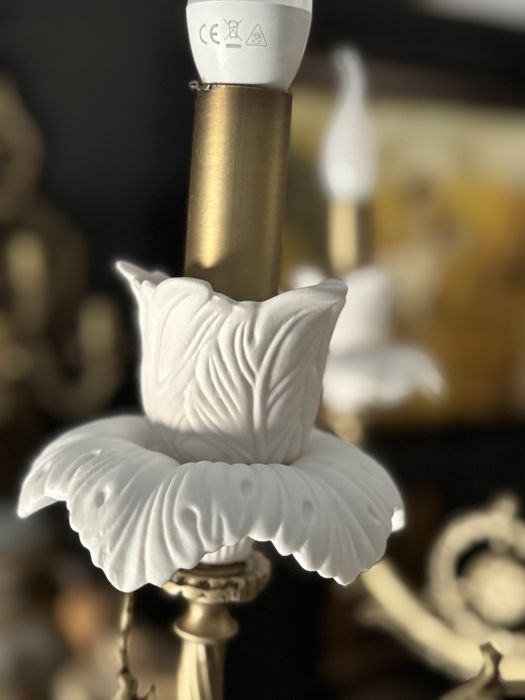 Candelabru Portelan- iluminat interior