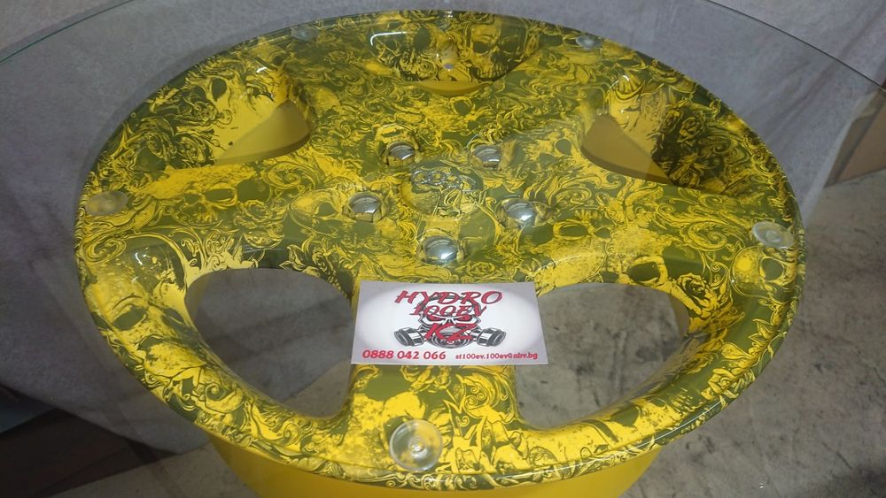 Уникална  маса от джанта !