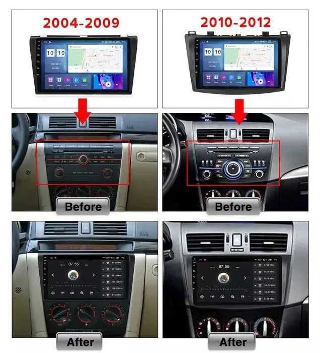 OFERTA: Navigatie GPS Dedicata Mazda 3 2003-2014 Carplay Android Auto