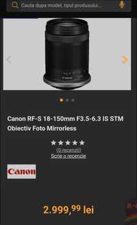 Obiectiv Canon RF 18-150mm