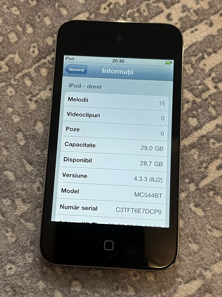 Ipod touch generatie 4 de 32 gb