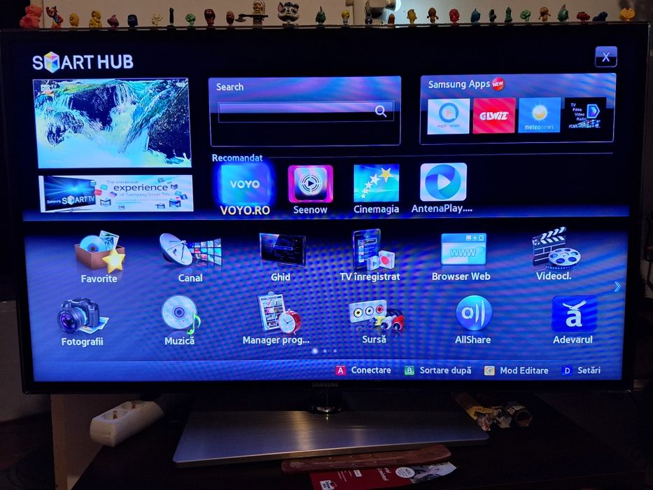 Televizor LED 3D Samsung, 117cm, FullHD, UE46D6530